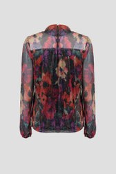 Productfoto 2 van Blouse van mesh met kleurrijk bloemenmotief door Geisha voor Dames