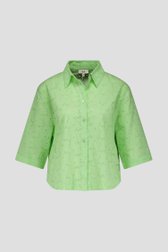 Photo produit 1 de Blouse vert clair avec broderie anglaise de Libelle pour Femmes