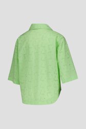 Photo produit 2 de Blouse vert clair avec broderie anglaise de Libelle pour Femmes