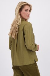 Le dos de Blouse vert olive de Libelle pour Femmes