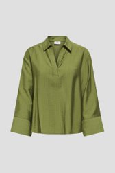 Photo produit 1 de Blouse verte à col chemise et col en V de JDY pour Femmes