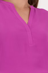 Blouse violette fine de Liberty Island pour Femmes