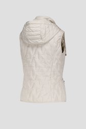 Bodywarmer beige avec capuche amovible  de Barbara Lebek pour Femmes