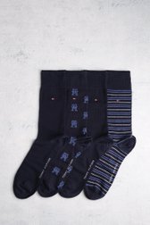 Boîte cadeau chaussettes navy - 4 paires de Tommy Hilfiger pour Hommes