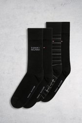 Boîte cadeau chaussettes noires - 4 paires  de Tommy Hilfiger pour Hommes