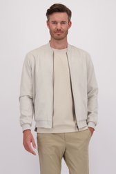 Le devant de Bomber gris-beige de Only & Sons pour Hommes