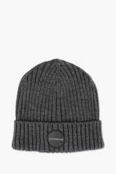 Bonnet en tricot côtelé gris foncé de Jefferson pour Hommes