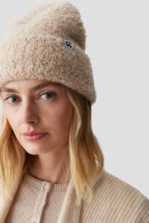 Le devant de Bonnet teddy beige de Opus pour Femmes