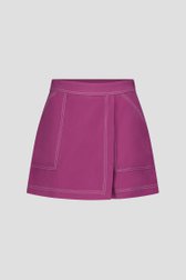 Bordeaux bermuda - wikkelrok van Louise voor Dames