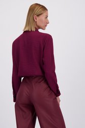 Achterkant van Bordeaux blouse  door D'Auvry voor Dames
