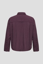 Productfoto 2 van Bordeaux blouse met gestreept motief door ONLY Carmakoma voor Dames