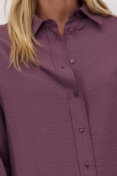 Detail van Bordeaux blouse met lange mouwen door Liberty Island voor Dames