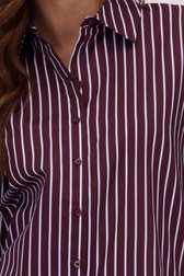 Detail van Bordeaux blouse met strepen door JDY voor Dames