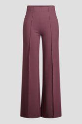 Productfoto 1 van Bordeaux broek met naden - Straight fit door Liberty Island voor Dames