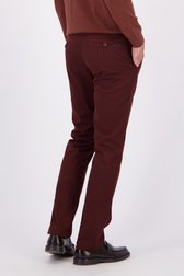 Achterkant van Bordeaux chino - Louisiana - Regular fit door Brassville voor Heren