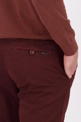Detail van Bordeaux chino - Louisiana - Regular fit door Brassville voor Heren