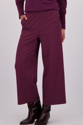 Detail van Bordeaux culotte met stretch door Liberty Island voor Dames