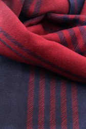 Bordeaux - donkerpaarse sjaal van Michaelis voor Heren