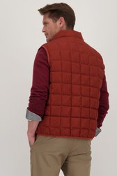 Bordeaux gewatteerde bodywarmer van Dansaert Blue voor Heren