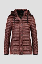 Bordeaux gewatteerde puffer jacket van Barbara Lebek voor Dames