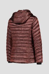 Bordeaux gewatteerde puffer jacket van Barbara Lebek voor Dames