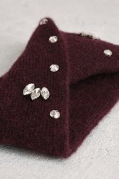 Productfoto 1 van Bordeaux hoofdband met strass door Liberty Island voor Dames