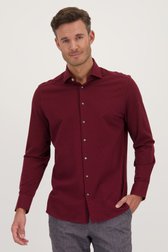 Vidéo de Chemise en coton bordeaux - Regular fit de Upper East pour Hommes