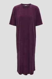 Productfoto 1 van Bordeaux lang kleedje in badstof door JDY voor Dames
