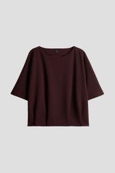 Productfoto 1 van Bordeaux trui met driekwartmouw door Opus voor Dames