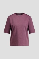 Productfoto 1 van Bordeaux trui met korte mouwen door Liberty Island voor Dames