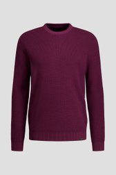 Productfoto 1 van Bordeaux trui met ronde hals door Ravøtt voor Heren