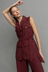 Extra foto 5 van Bordeaux vestje zonder mouwen  door D'Auvry voor Dames