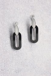 Boucles d'oreilles argentées de Liberty Island pour Femmes