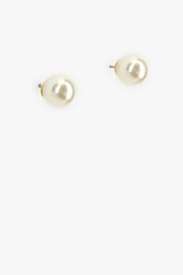 Boucles d'oreilles en perles blanches ivoire de Liberty Island pour Femmes