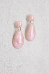 Boucles d'oreilles goutte rose clair de Liberty Island pour Femmes