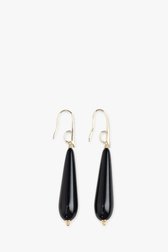 Boucles d'oreilles noires	 de Liberty Island pour Femmes