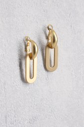 Boucles d’oreilles dorées de Liberty Island pour Femmes