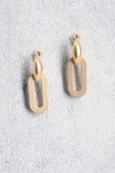 Boucles d’oreilles dorées de Liberty Island pour Femmes