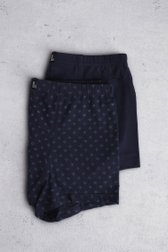 Boxer bleu marine - Trunk pants - Set de 2 de Liberty Island pour Hommes