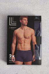Photo produit 1 de Boxer bleu marine - Trunk pants - Set de 2 de Liberty Island pour Hommes