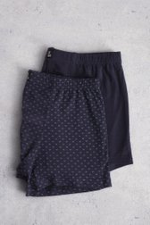 Boxer bleu marine - Trunk pants - Set de 2 de Liberty Island pour Hommes