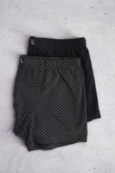 Boxer noir - Trunk pants - Set de 2 de Liberty Island pour Hommes