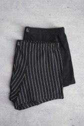 Boxer noir - Trunk pants - Set de 2 de Liberty Island pour Hommes