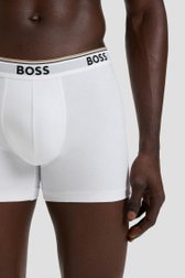 Le dos de Boxers blancs – Lot de 3 de Hugo Boss pour Hommes