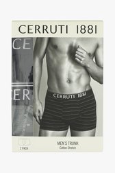 Boxers - noir et rayé - 2 pack de Cerruti 1881 pour Hommes
