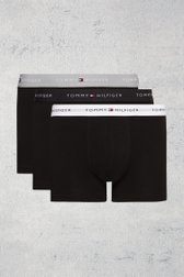 Le devant de Boxers noir - Set de 3 de Tommy Hilfiger pour Hommes