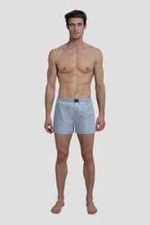Boxershorts bleus à carreaux - Set de 2 de Tom Tailor pour Hommes