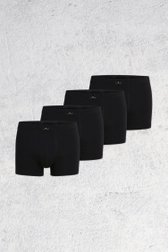 Le devant de Boxershorts noirs – Set de 4 de Tom Tailor pour Hommes