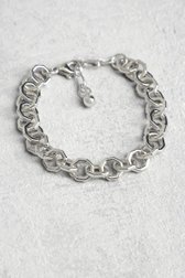 Bracelet argentés avec maillons de Liberty Island pour Femmes