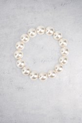 Le devant de Bracelet en perles écrues de Liberty Island pour Femmes
